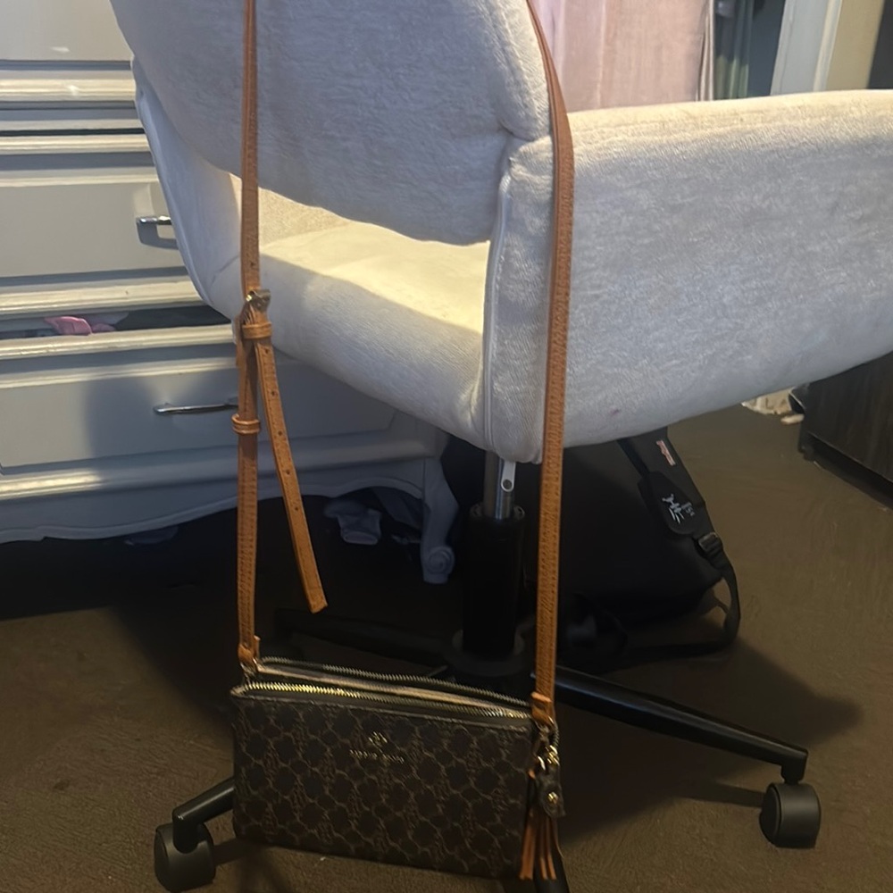 Nanette Lepore Brown and Tan Crossbody Bag